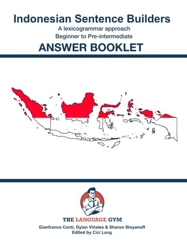 Indonesian Sentence Builders 1 Answer...