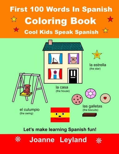 First 100 Words In Spanish Coloring...