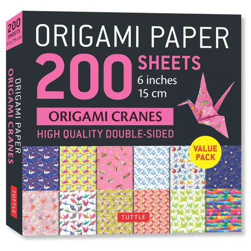 Origami Paper 200 sheets Candy Patterns 6" (15 cm): Tuttle Origami Paper: Double Sided Origami Sheets Printed with 12 Different Designs (Instructions for 6 Projects Included)