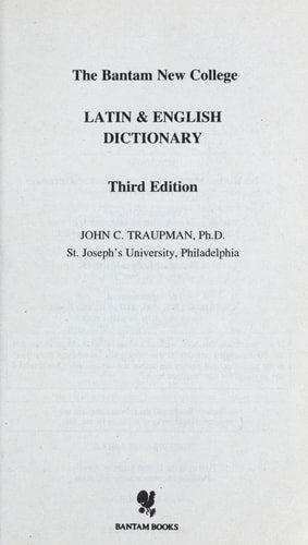 The New College Latin & English...