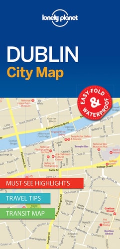 Lonely Planet Dublin City Map 2