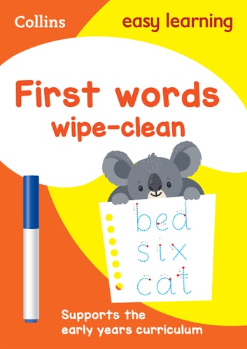 First Words Age 3-5 Wipe Clean Activity...