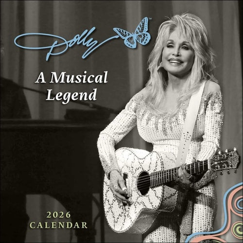 Dolly Parton: A Musical Legend 2026 Mini Wall Calendar