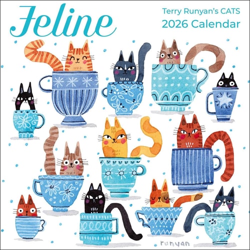 Feline 2026 Mini Wall Calendar