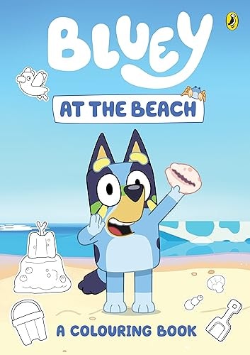 Bluey: At the Beach: A Coloring Book