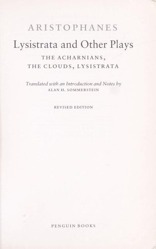 The Bacchae and Other Plays (Penguin Classics)