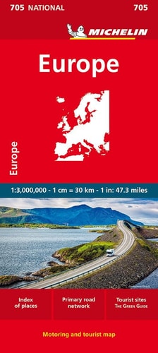 Europe - Michelin National Map 705...