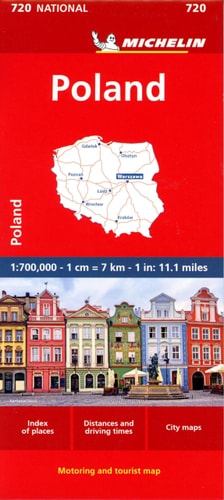 Poland - Michelin National Map 720...