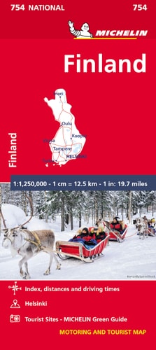 Michelin Scandinavia Finland Map 711 (Maps/Country (Michelin))