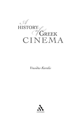 A History of Greek Cinema