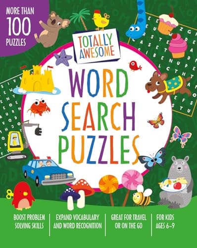 Totally Awesome Word Searches For Kids - Puzzle Activity Book for Children 6-9