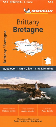 Brittany - Michelin Regional Map...