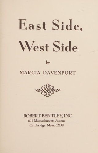 East Side, West Side