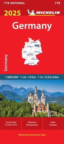 Germany 2013 National Map 718 (Michelin National Maps) by Michelin (2013)