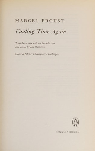 Swann's Way: In Search of Lost Time, Vol. 1 (Penguin Classics Deluxe Edition)