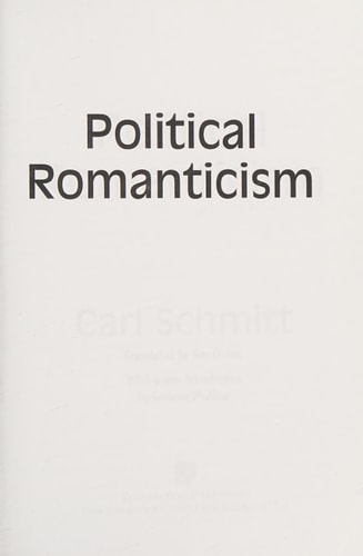 Political Romanticism