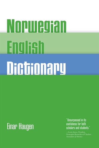 Norwegian English Dictionary