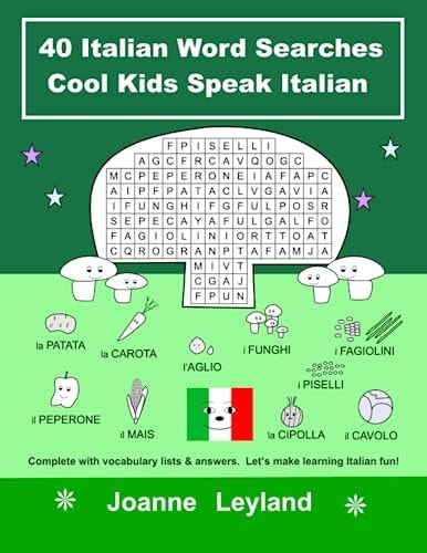 40 Italian Word Searches Cool Kids...