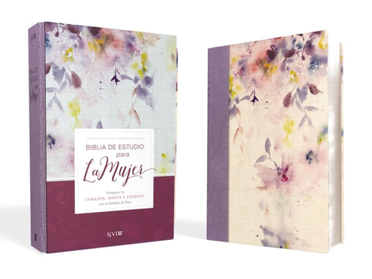 Biblia de Estudio para la Mujer NVI, Leathersoft/Tela Lila (Spanish Edition)
