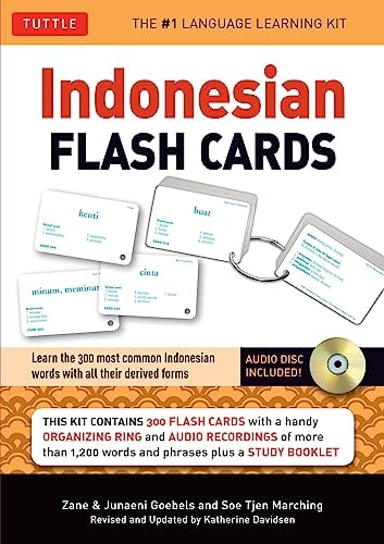 Tuttle Indonesian Flash Cards Kit...