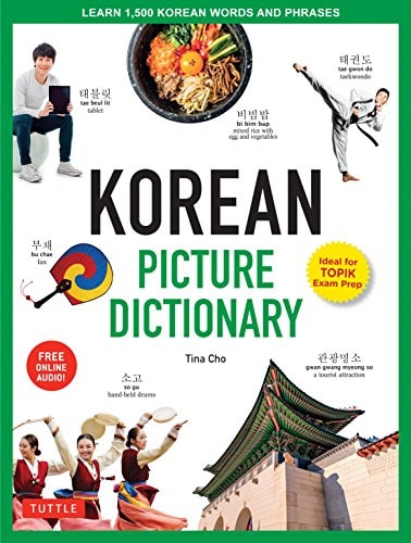 Korean Picture Dictionary Book &...