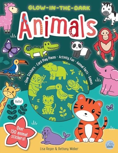 Glow-in-the-Dark Animals Sticker Activity Book (Glow-in-the-Dark Sticker Activity Books)