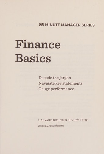 Finance Basics