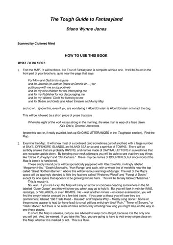 Tough Guide to Fantasyland