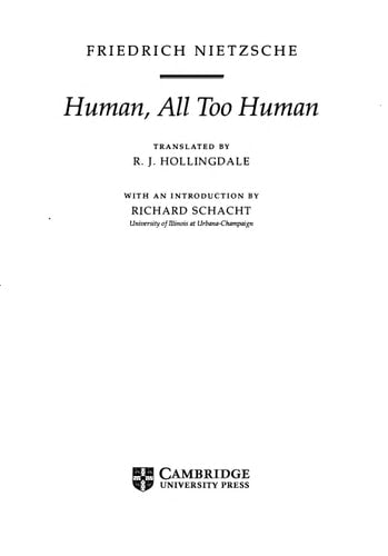 Human, All Too Human