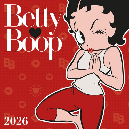 2026 Betty Boop USA Illustrated Mini Wall Calendar