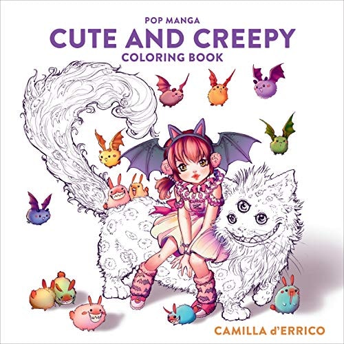 Pop Manga Cute and Creepy Coloring...