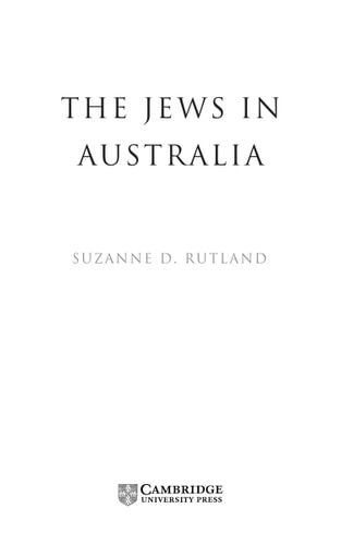 The Jews in Australia