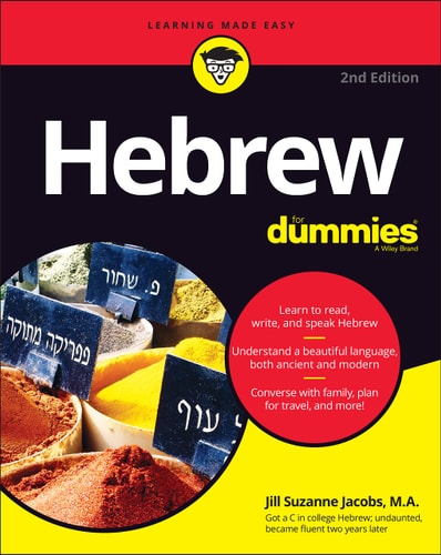 Hebrew for Dummies 2nd Ed Book &...