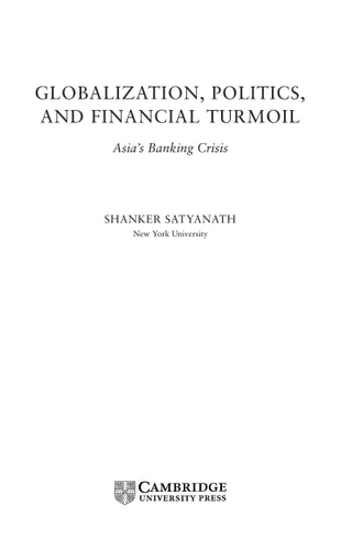 Globalization, Politics, and Financial...