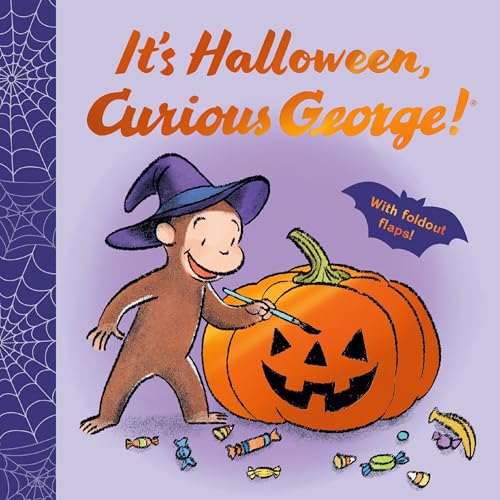 It’s Halloween, Curious George!: Includes 7 Fold Out Flaps for Interactive Fun. A Great Fall and Halloween Read for Kids
