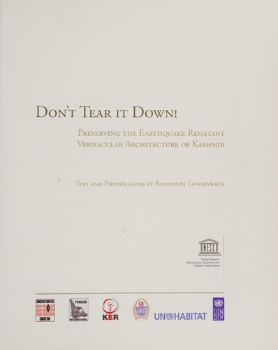 Don't Tear It Down! Preserving the...