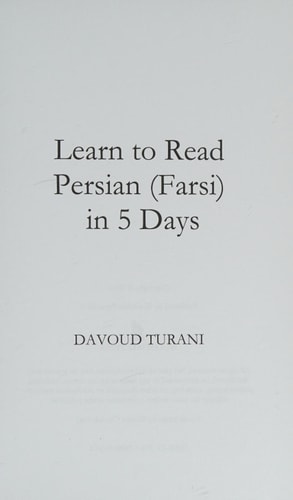 Learn to Read Persian in 5 Days...