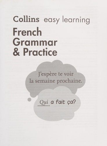 Collins Easy Learning French Grammar...
