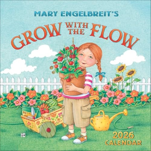 Mary Engelbreit's Grow with the Flow 2026 Mini Wall Calendar