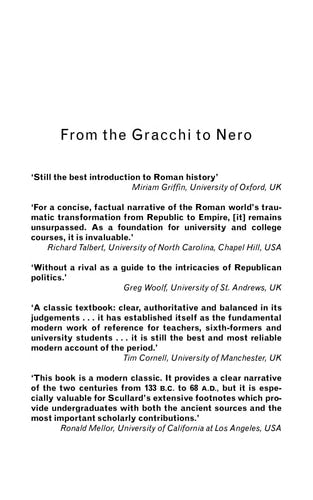 From the Gracchi to Nero