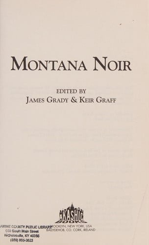 Montana Noir