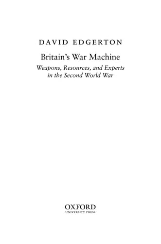 Britain's War Machine