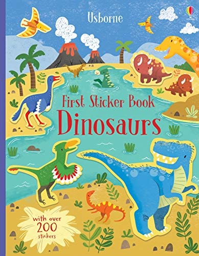 First Sticker Book Dinosaurs (First Sticker Books)