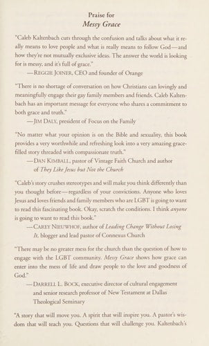 Messy Grace: How a Pastor with Gay Parents Learned to Love Others Without Sacrificing Conviction