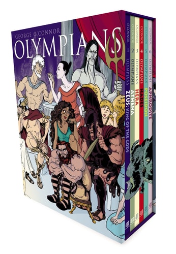 Olympians Boxed Set Books 1-6 Zeus, Athena, Hera, Hades, Poseidon and Aphrodite