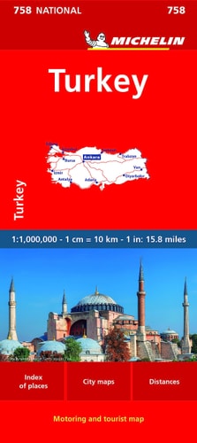 Turkey - Michelin National Map 758...