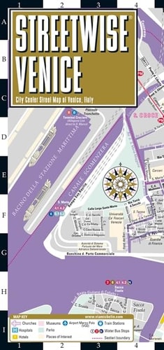 Streetwise Venice Map - Laminated...