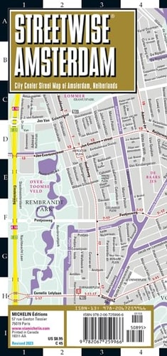 Streetwise Amsterdam Map - Laminated...