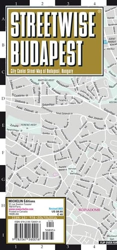 Streetwise Budapest Map - Laminated...