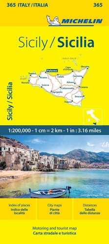 Sicily - Michelin Local Map 365...